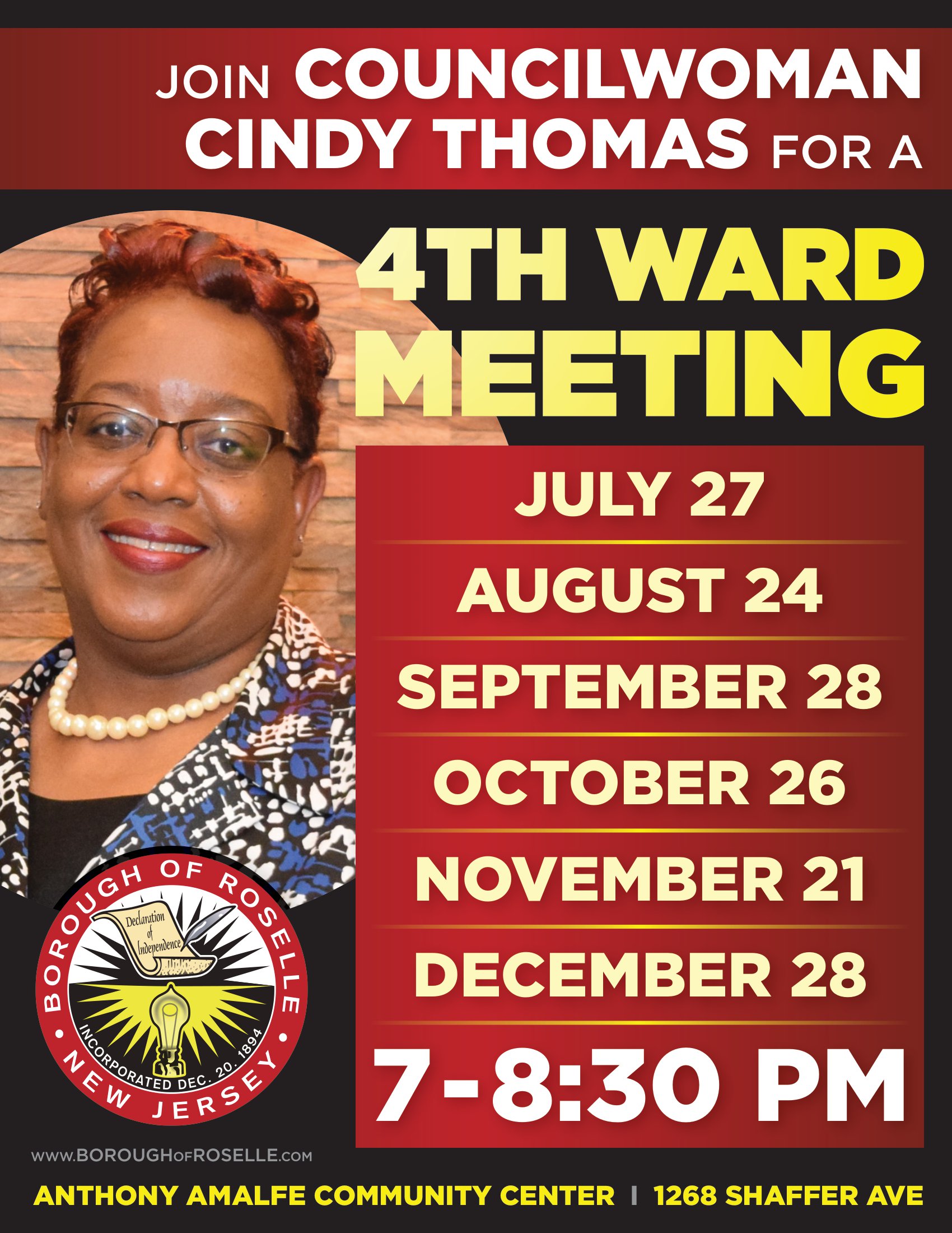 4th Ward Meeting flyer Jul-Dec v1